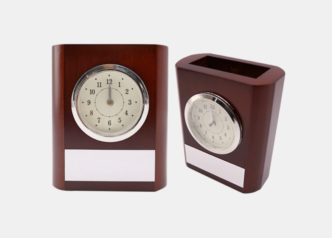 TROOLE MERCHANDISE - Jam Meja Kayu 3