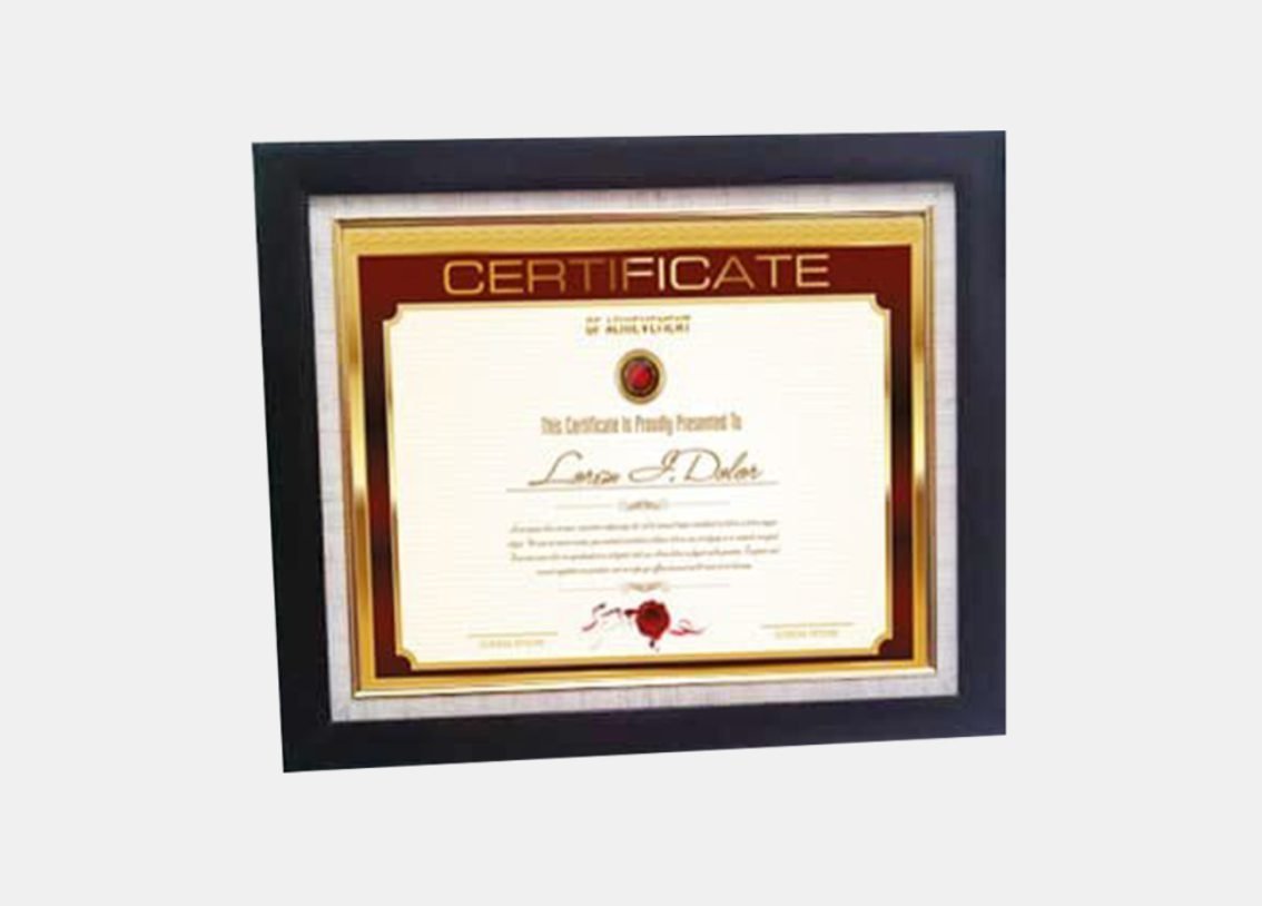 TROOLE MERCHANDISE - Sertifikat Bingkai