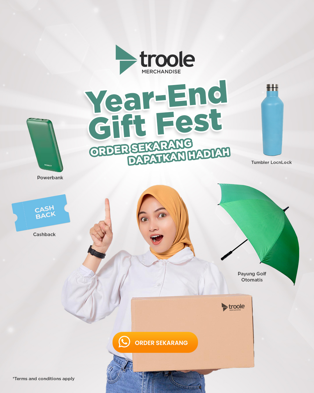TROOLE MERCHANDISE - Year-End Gift Fest: Order Sekarang, Dapatkan Hadiahnya